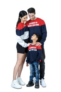 Red & Navy Blue Family Matching (1)